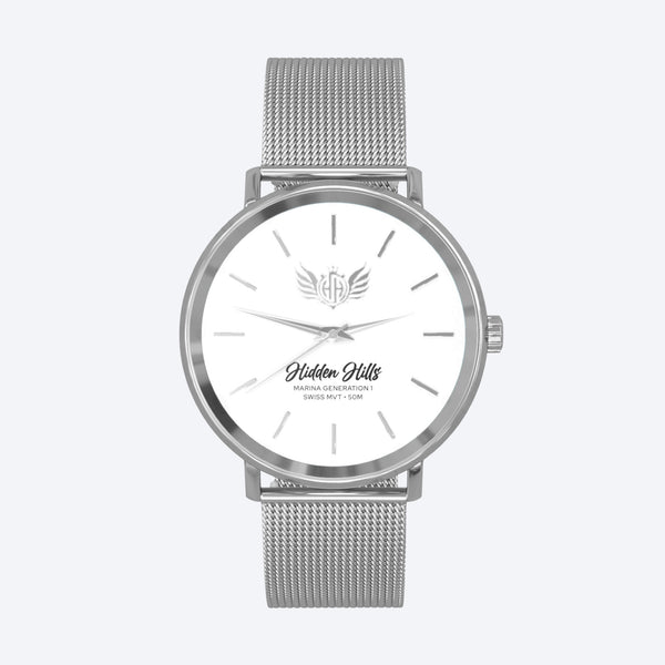 Marina G1 Women's White/Silver | Hidden Hills Watches