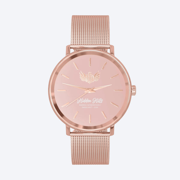 Marina G1 Women's Pink/Rose Gold | Hidden Hills Watches